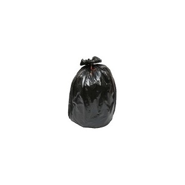 Sacs poubelles noirs 50L, 30 microns, colis de 200 sacs