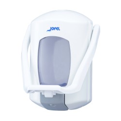 DISTRIBUTEUR DE SAVON ABS BLANC A COUDE 1L