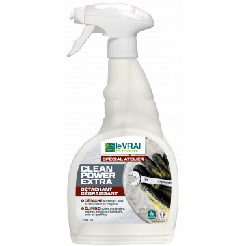(CLEAN POWER EXTRA) DEGRAISSANT DETACHANT INDUSTRIEL 750 ML