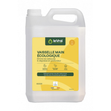 LE VRAI VAISSELLE MAIN ECOLOGIQUE 5L