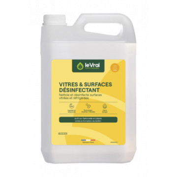 LE VRAI VITRES ET SURFACES DESINFECTANT 5L