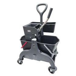 CHARIOT 2X15L + PRESSE + porte produits