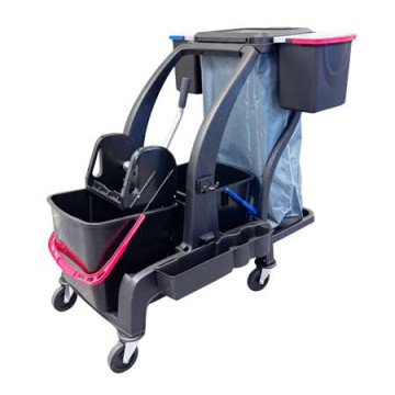 CHARIOT DE LAVAGE MENAGE BLACK PRESSE INCLUSE