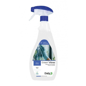 GREEN VITRES SPRAY 750 ML NETTOYANT VITRE ECOLABEL