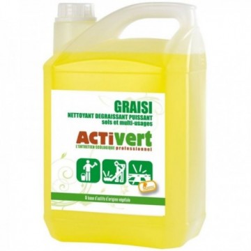 ACTIVERT GRAISI NETTOYANT DEGRAISSANT 5L (ecolabel)