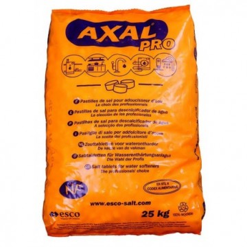 Sel Regenerant Axal Pro En Pastille 25kg - sanitaire - materiel  dinstallation sanitaire - traitements des eaux - sel pour adoucisseurs - sel  regenerant axal pro en pastille 25kg
